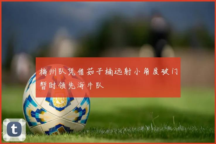 梅州队凭借茹子楠远射小角度破门暂时领先海牛队
